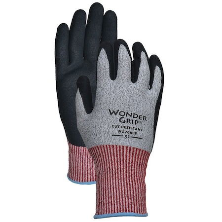 Sunbelt GLOVE, ANSI 4 WONDER GRIP, M 9.5" x3.4" x0.5" A-B1788CFM